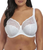 Elomi Morgan Lace-Trimmed Full-Busted Contour U-Back Underwire Bra