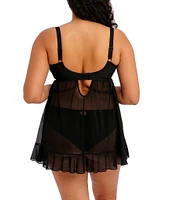 Elomi Priya Cut & Sewn Underwire Stretch Mesh Babydoll