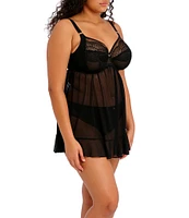 Elomi Priya Cut & Sewn Underwire Stretch Mesh Babydoll