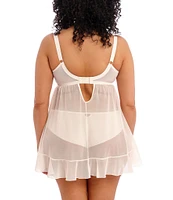 Elomi Priya Cut & Sewn Underwire Stretch Mesh Babydoll