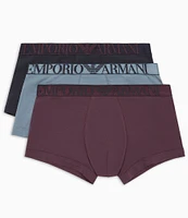 Emporio Armani 1.5#double; Inseam Trunks 3-Pack