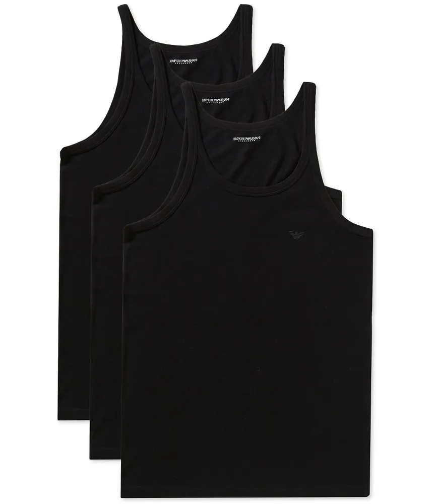 Emporio Armani Knit Tank 3-Pack