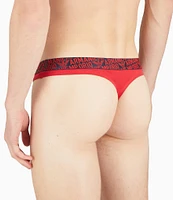 Emporio Armani Microfiber Thongs