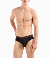 Emporio Armani Multicolored Waistband Briefs 3-Pack