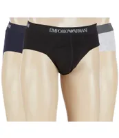 Emporio Armani Pure Cotton Briefs Assorted 3-Pack