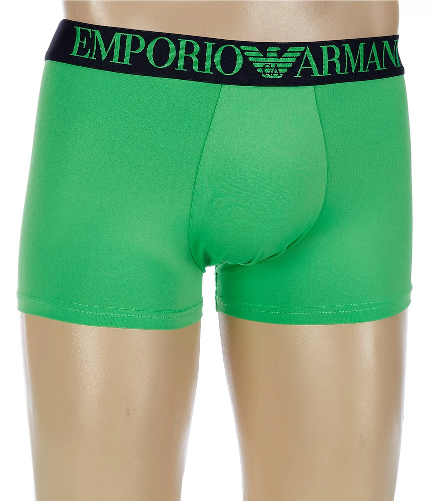 Emporio Armani Solid Microfiber Trunks