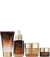 Estee Lauder Advanced Night Repair Lift and Glow 4-Piece Skincare Routine Gift Set