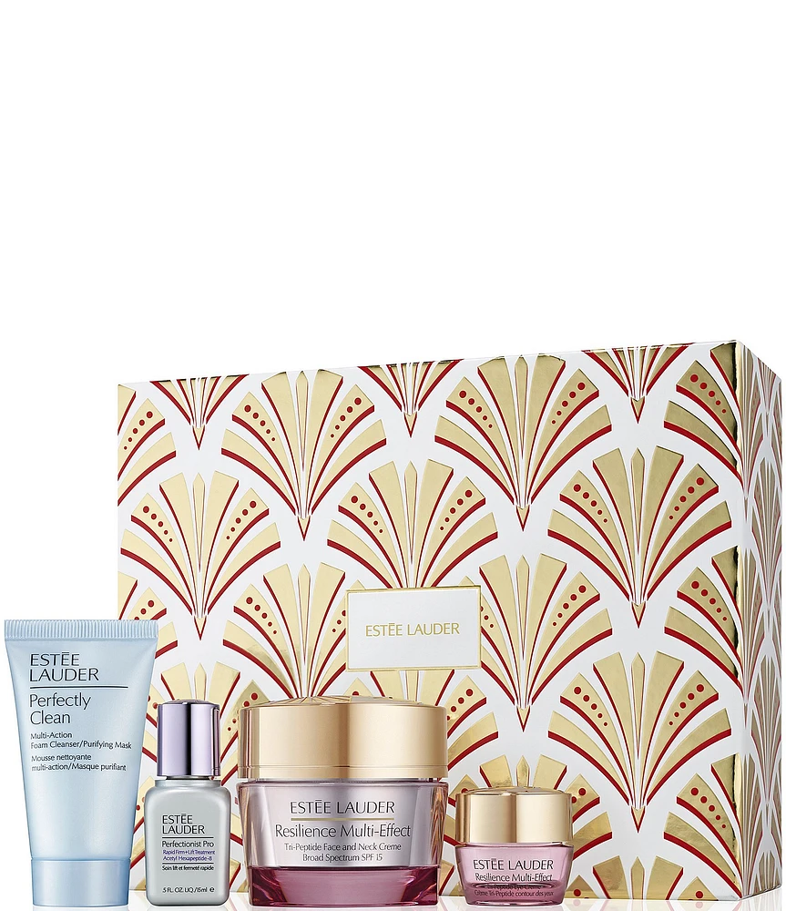 Estee Lauder Resilience Multi-Effect Radiance Routine 4-Piece Gift Set