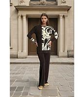 Eva Varro Elastic Waist Wide Leg Pants