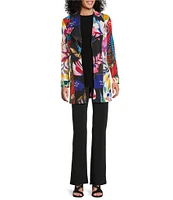 Eva Varro High Rise Elastic Waist Bell Bottom Pants