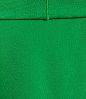 Eva Varro Solid Knit Jersey Off-the-Shoulder Wide Shoulder Strap 3/4 Sleeve Tunic