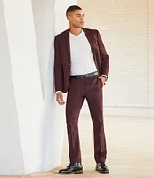 Evan Extra Slim Fit Herringbone Suit Separates Dress Pants