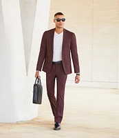 Evan Extra Slim Fit Herringbone Suit Separates Dress Pants