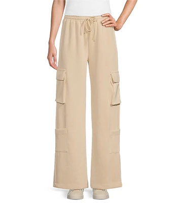 Every Knit High Rise Cargo Pocket Wide Leg Coordinating Lounge Pants