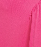 Every Knit Scoop Neck Sleeveless A-line Midi Dress