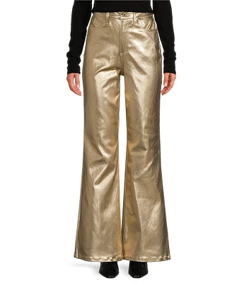 Every Metallic High Waist Wide Leg Pants