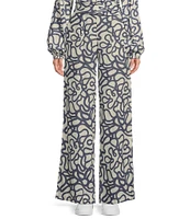 Every Doodle High Rise Wide Leg Coordinating Pants