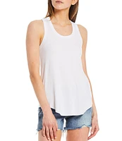 Every Scoop Neck Ribbed Tank