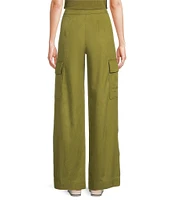 Every Twill High Rise Wide Leg Cargo Pants