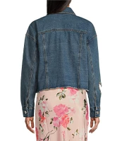 Evolutionary Denim Heart Cut-Out Jacket