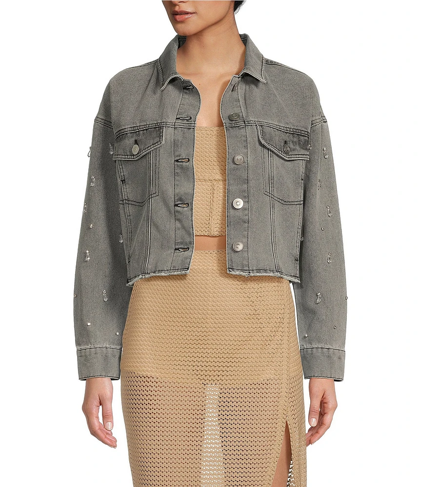 Evolutionary Embellished Denim Jacket