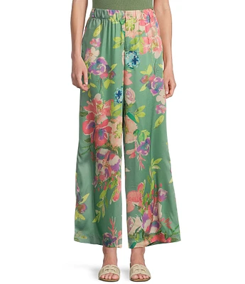 Evolutionary Floral Print Pants