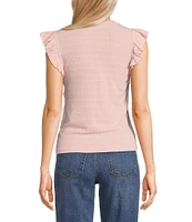Evolutionary Knit Flutter Sleeve Top