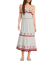 Evolutionary Solid Linen Ruffle Skirt