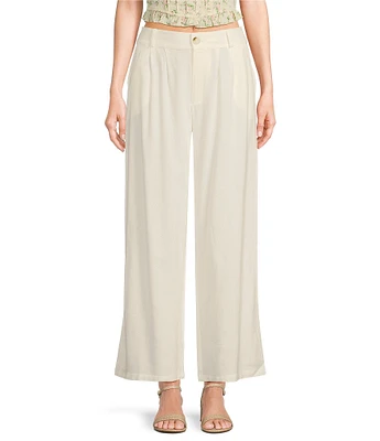 Evolutionary Solid Pleated Coordinating Pants