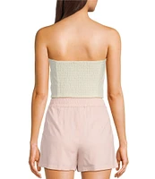 Evolutionary Strapless Bow Top