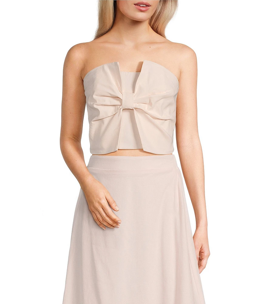 Evolutionary Strapless Bow Top