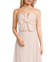 Evolutionary Strapless Bow Top