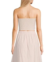 Evolutionary Strapless Bow Top