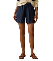 Faherty Bayview Organic Cotton Woven Mid Rise Boxer Shorts