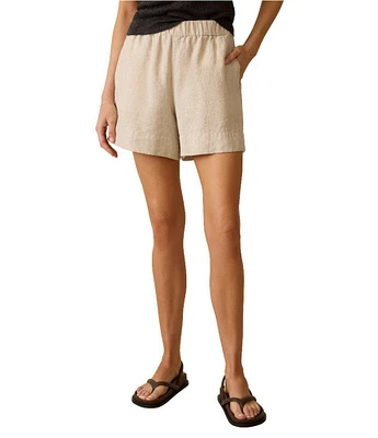 Faherty Bayview Organic Cotton Woven Mid Rise Boxer Shorts