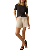Faherty Bayview Organic Cotton Woven Mid Rise Boxer Shorts