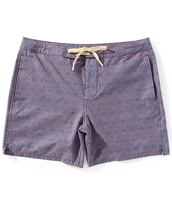 Faherty Biarritz 6#double; Inseam Boardshorts