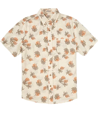 Faherty Breeze Printed Short Sleeve Woven Shirt