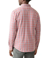 Faherty Coastline Knit Long Sleeve Woven Shirt