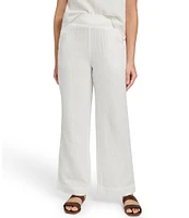 Faherty Dream Cotton Gauze Wide Leg Pants