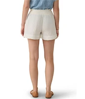 Faherty Dream Organic Cotton Mid Rise Pull-On Gauze Shorts