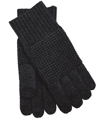 Faherty Jackson Waffle-Textured Gloves