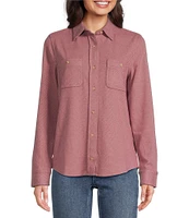 Faherty Legend Long Sleeve Button Front Shirt