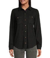 Faherty Legend Long Sleeve Button Front Shirt