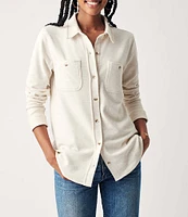 Faherty Legend Long Sleeve Button Front Shirt