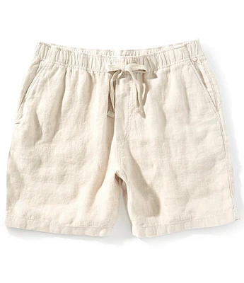 Faherty Linen 6.5#double; Inseam Shorts
