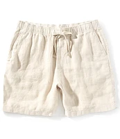 Faherty Linen 6.5#double; Inseam Shorts