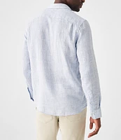 Faherty Linen Laguna Long Sleeve Woven Shirt