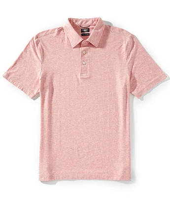 Faherty Movement Heather Short Sleeve Polo Shirt