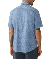 Faherty Movement Performance Short Sleeve Woven Shirt